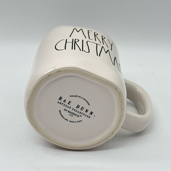 Rae Dunn MERRY CHRISTMAS Double Sided Ceramic Christmas Coffee Tea Mug - Picture 6 of 6